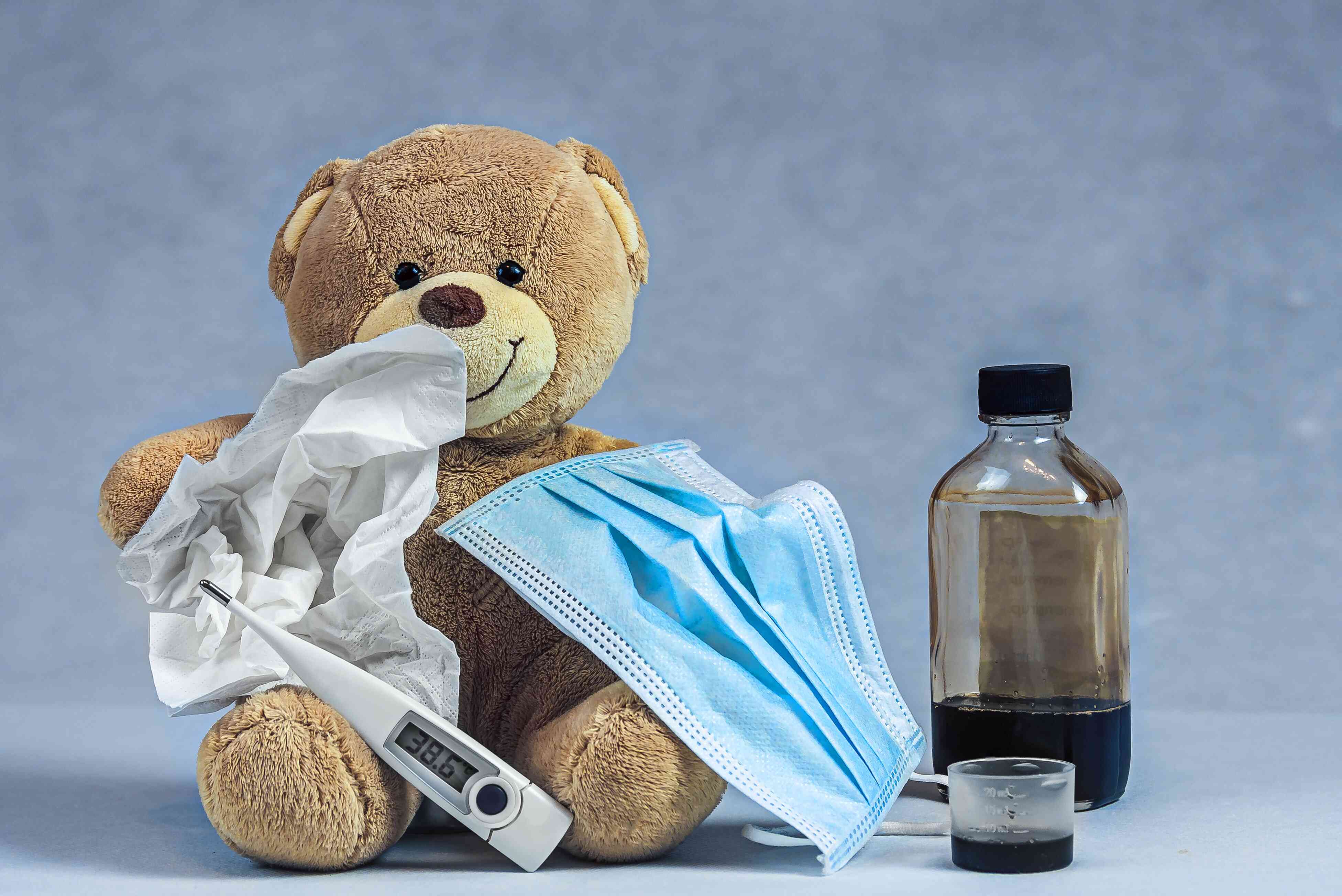Photo by Myriams Fotos: https://www.pexels.com/photo/close-up-shot-of-a-teddy-bear-beside-a-thermometer-5961172/